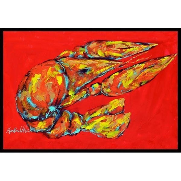 Carolines Treasures MW1151MAT 18 x 27 In. Reach for the Claws Indoor or Outdoor Mat, Carolines Treasures, Mfr#: MW1151MAT